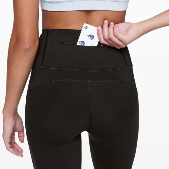 LULULEMON Speed Light Tight Legging Black 25" Size 4 - Picture 7 of 15